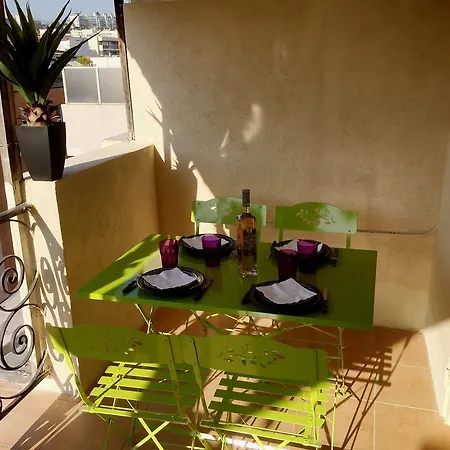 Triplex Vue Mer Montagne Belle Terrasse. Lejlighed Nice